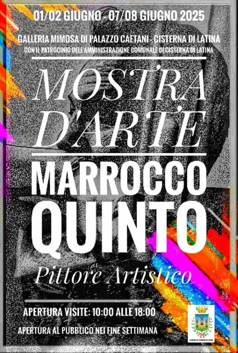 Locandina mostra Quinto Marrocco
