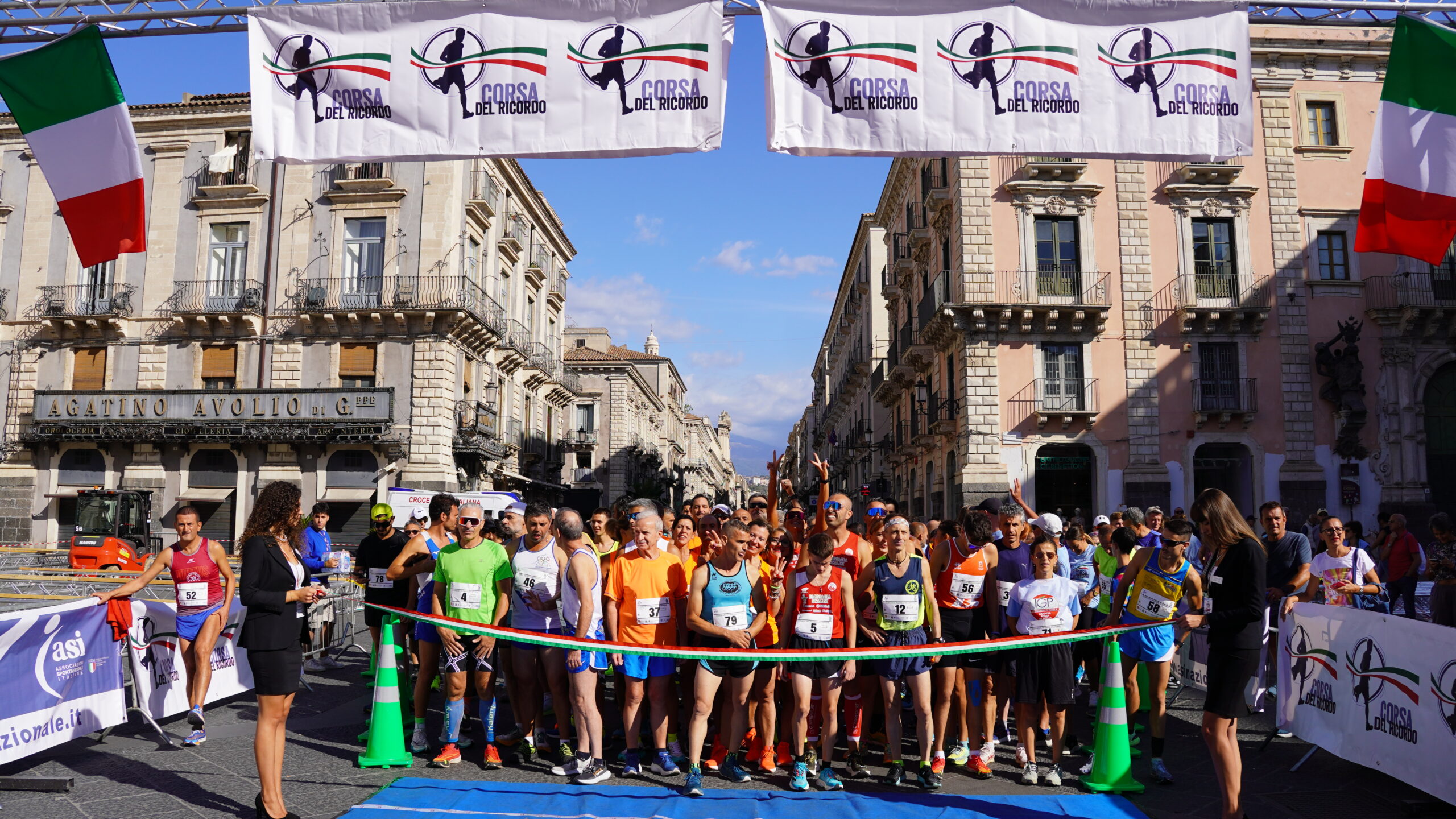 partenza corsa del ricordo catania