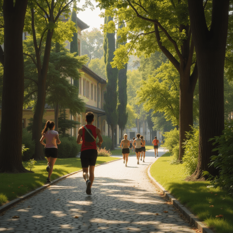 villa borghese running
