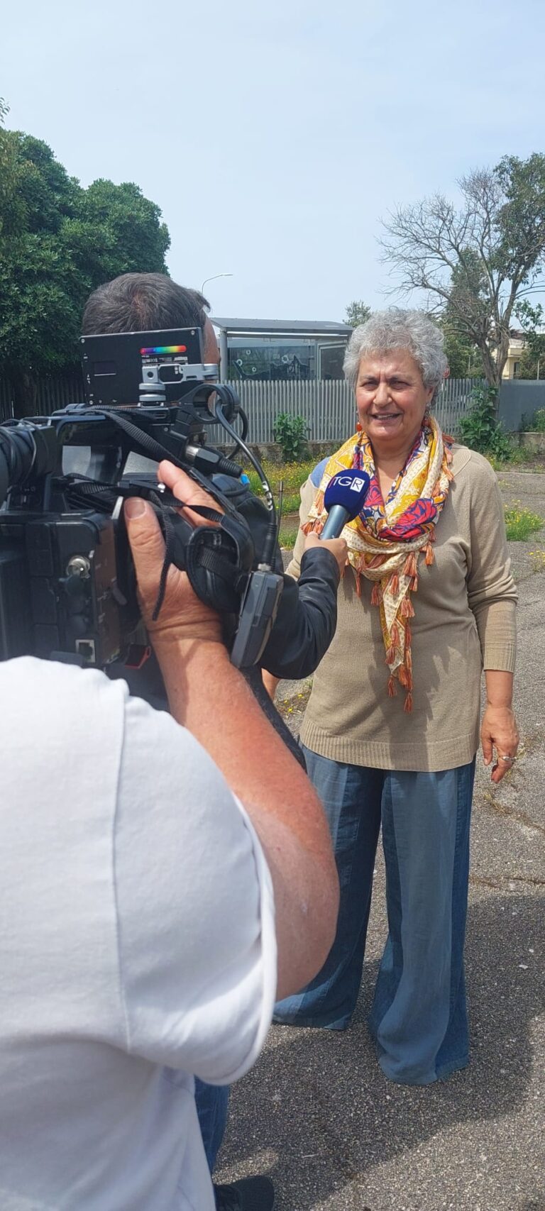 FOTO INTERVISTA TG LAZIO