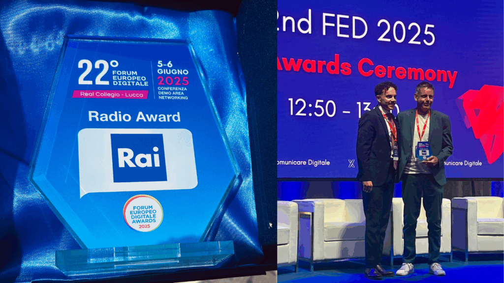 Foto La Rai vince al FED 2025 con le Radio digitali e i podcast
