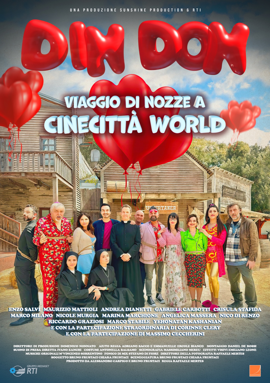DIN DON VIAGGIO DI NOZZE A CINECITTA' WORLD