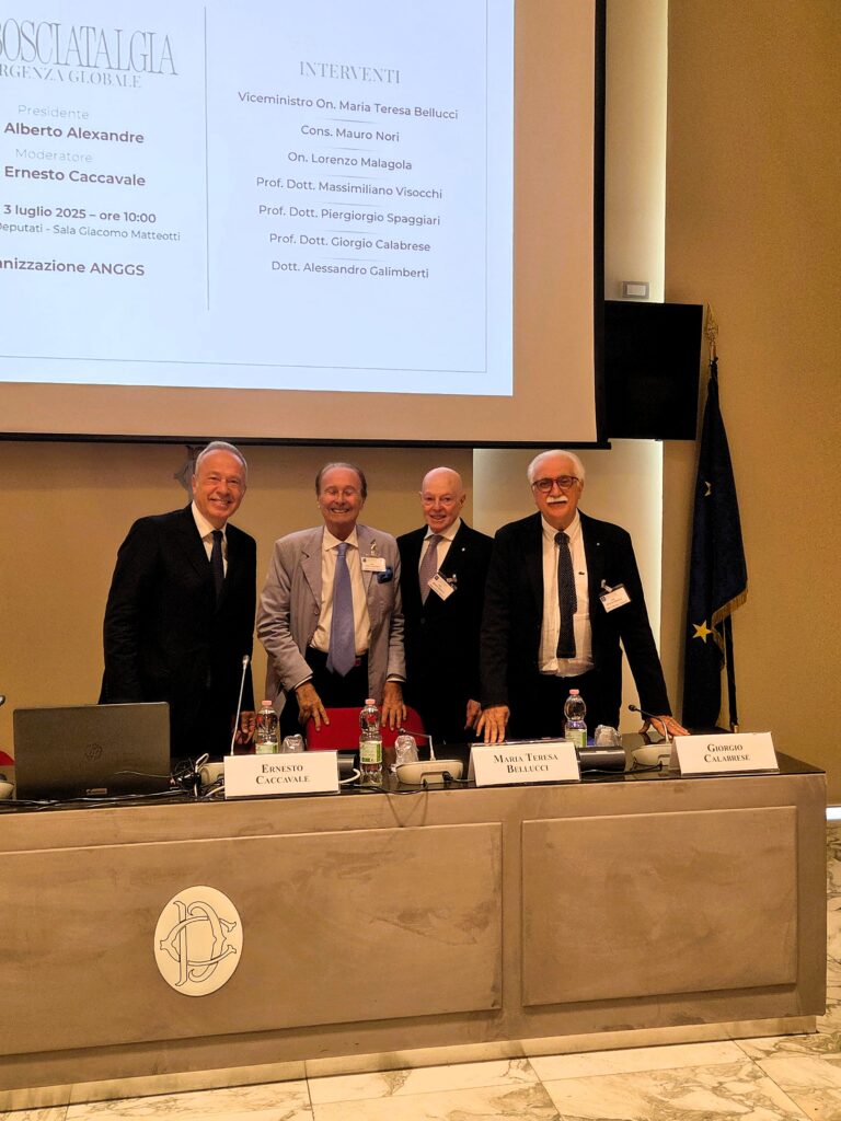Da sx On. Ernesto Caccavale e i prof. Piergiorgio Spaggiari, Alberto Alexandre, Giorgio Calabrese