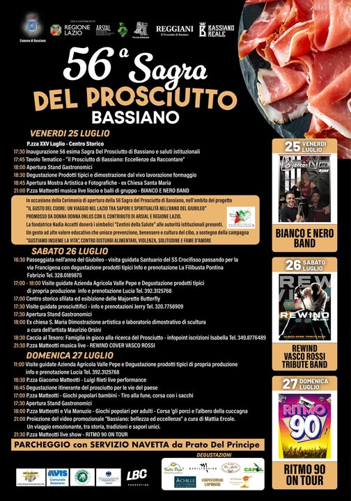 Locandina Sagra Prosciutto Bassiano