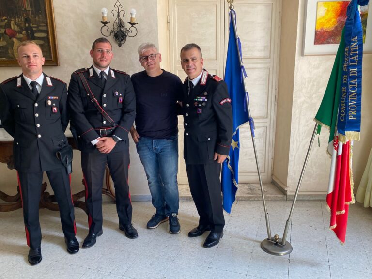 Saluto sindaco comandante Borrelli