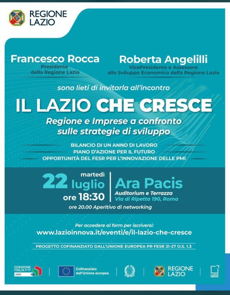 il lazio che cresce