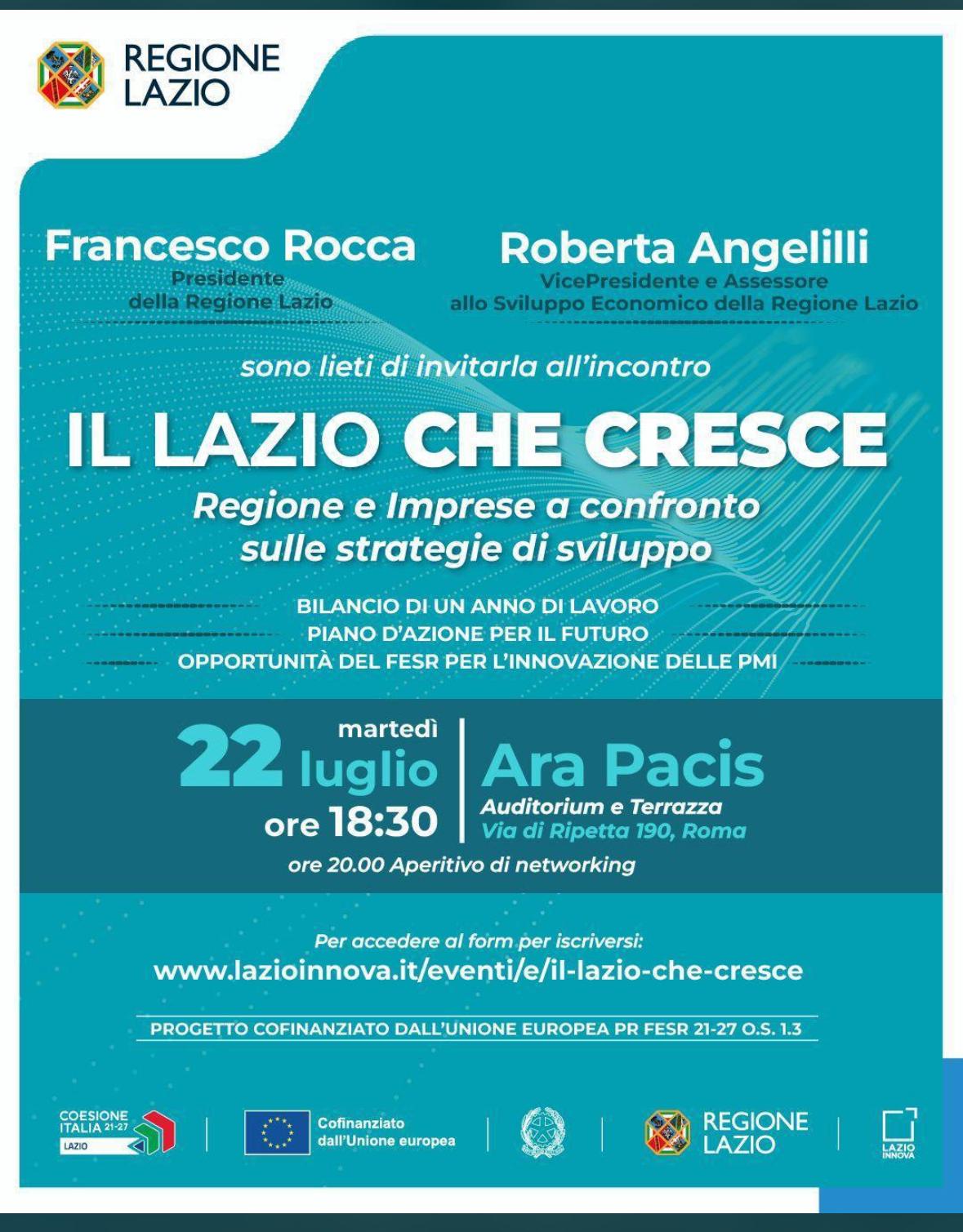 il lazio che cresce