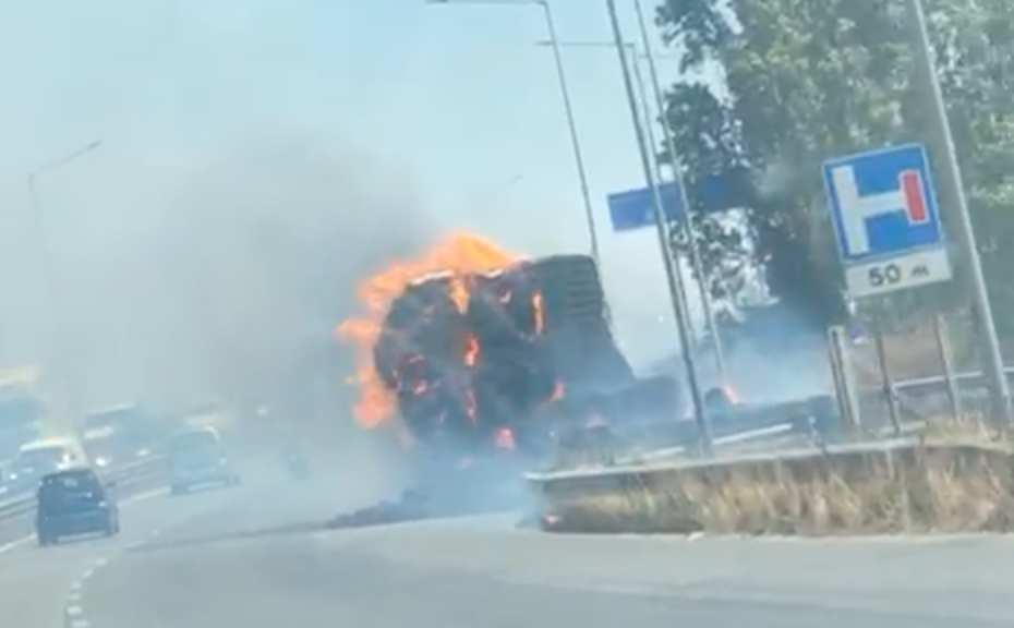 lnp incendio motrice tir aprilia