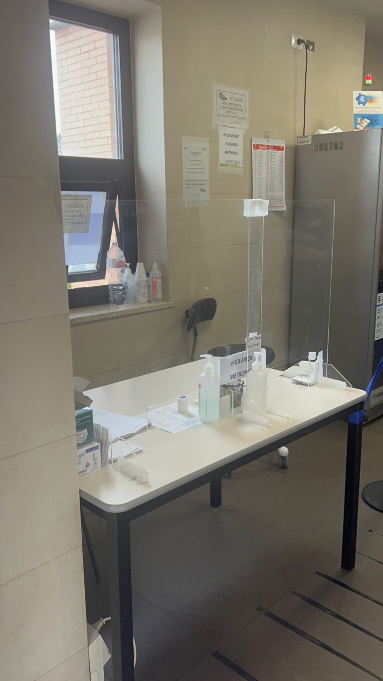 postazione sicurezza pronto soccorso ospedale goretti