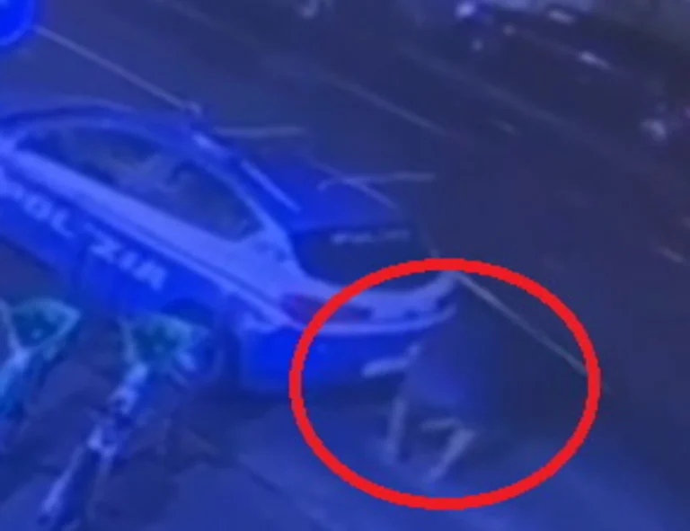 uomo da fuoco vetture polizia