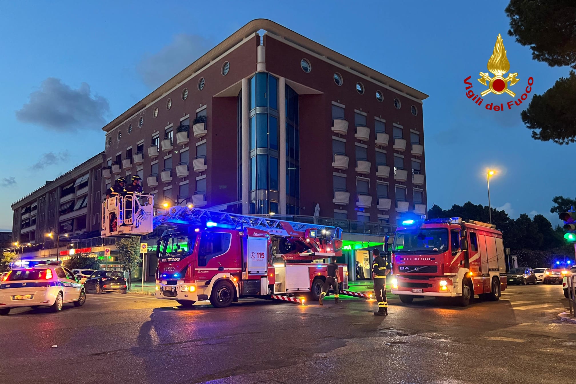 vigili del fuoco latina