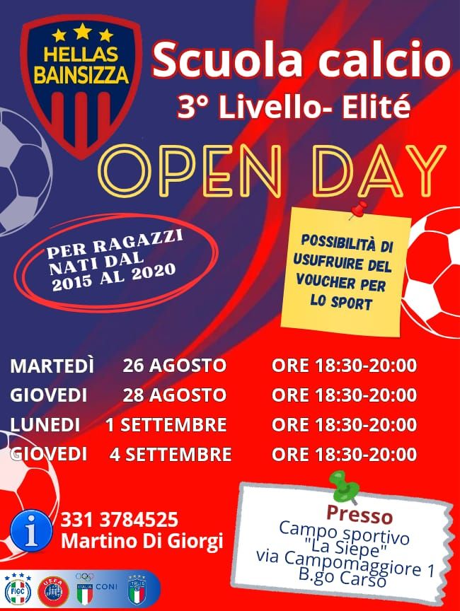 Open Day Hellas Bainsizza 2025
