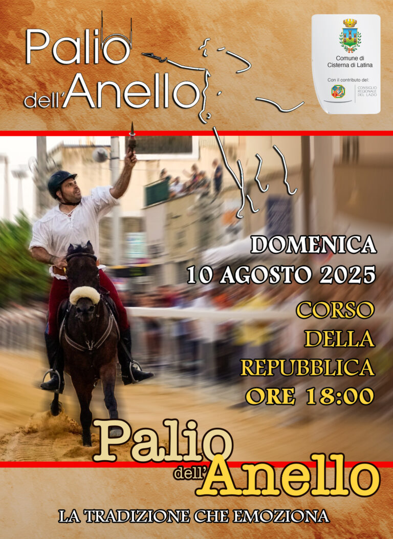 Palio Anello 2025 - locandina