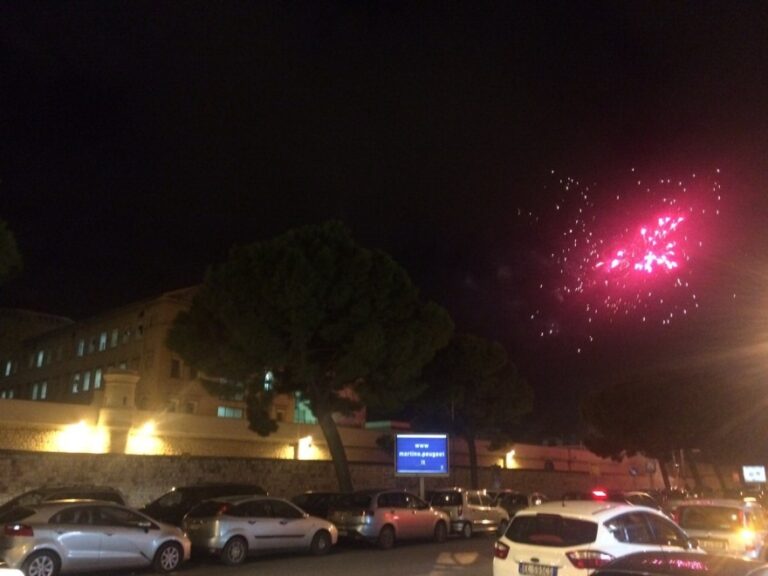 fuochi d'artificio in carcere