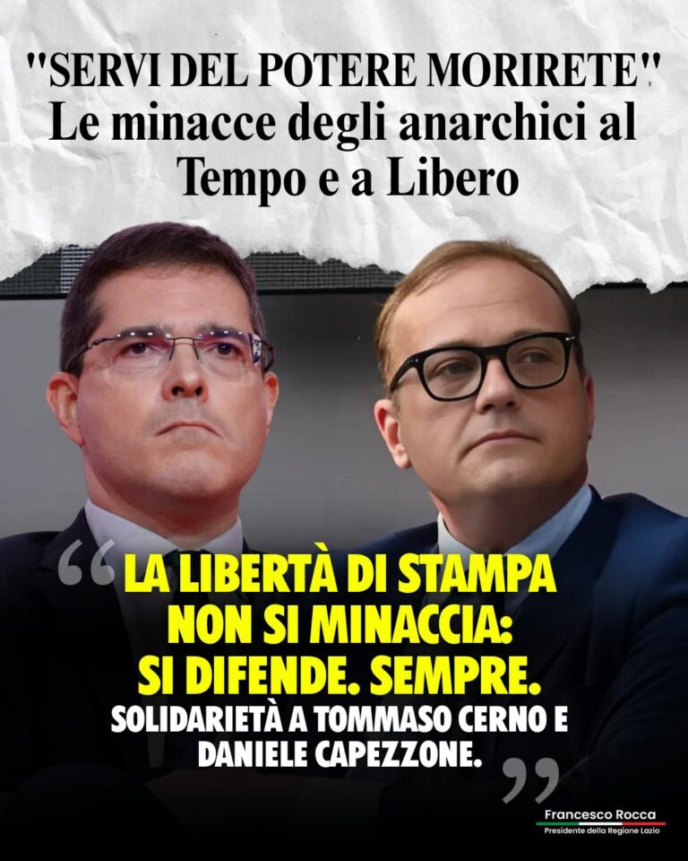 minacce Il Tempo e Libero