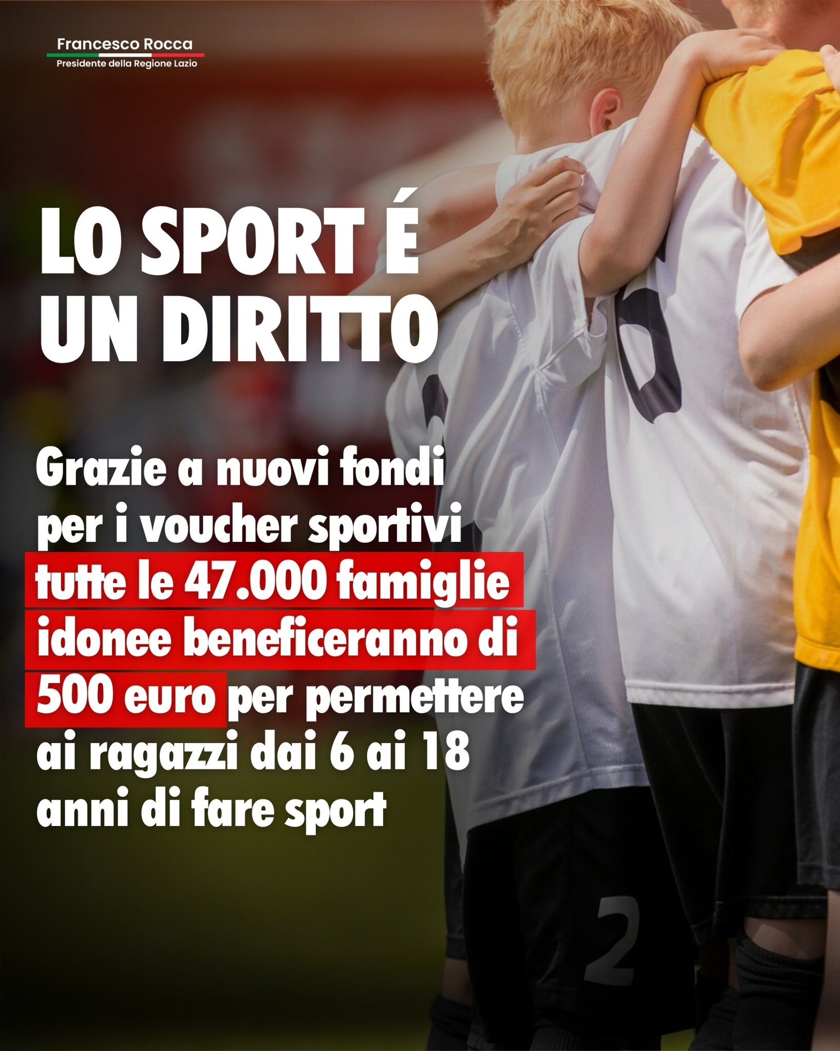 vaucher sport regione lazio
