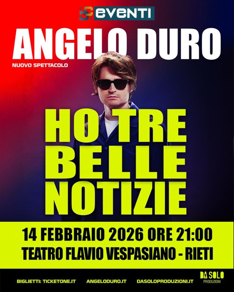 Angelo Duro_Ho tre belle Notizie