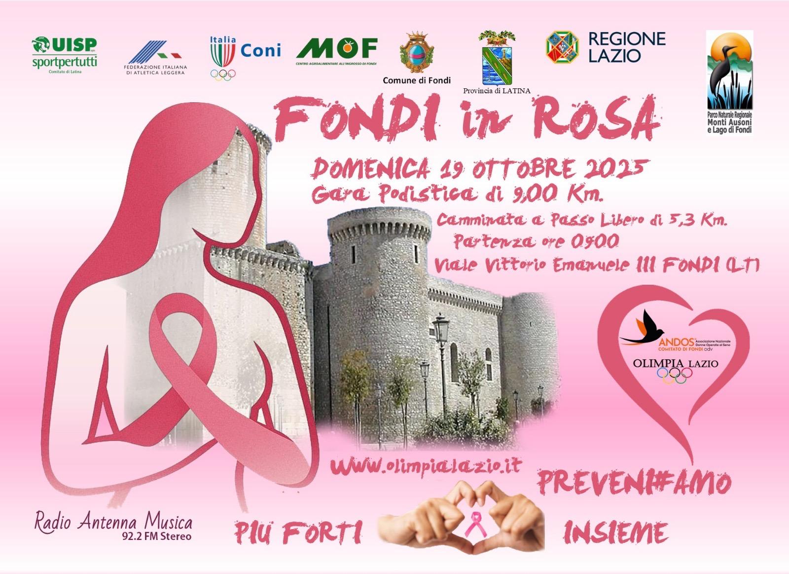 gara fondi in rosa locandina